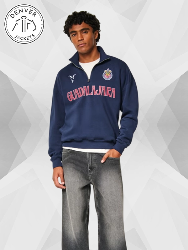 Hollister Chivas Quarter Zip Sweatshirt