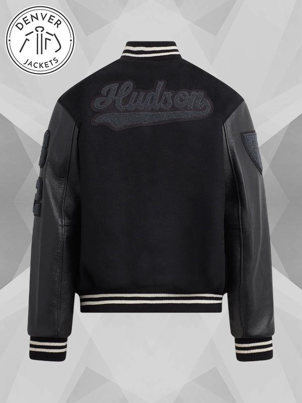 Hudson x Brandon Williams Varsity Jacket Black