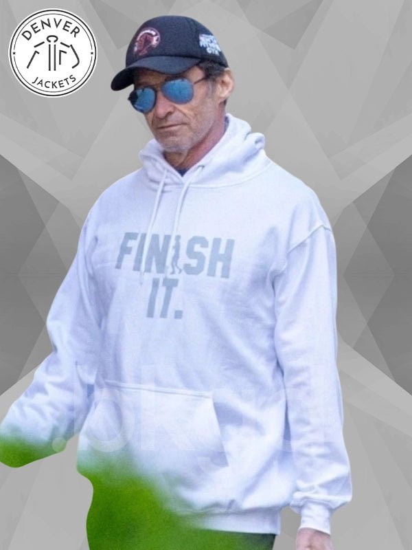 Hugh Jackman Finish It White Hoodie