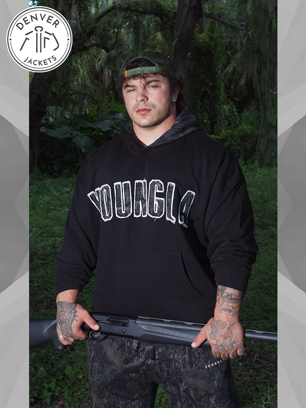 Hunting Season Youngla Black hoodie Camo