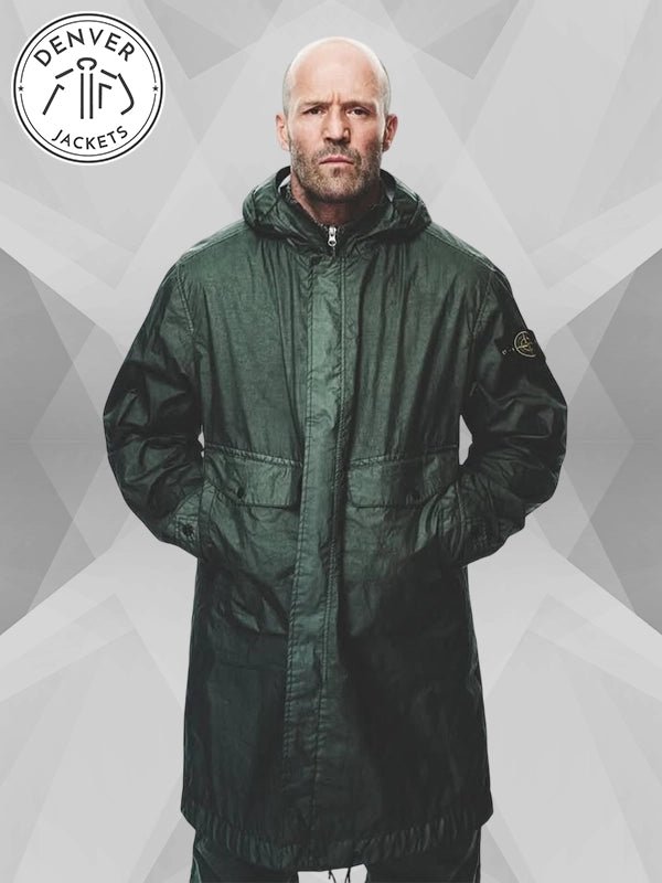 Jason Statham Stone Island Membrana Fishtail Coat