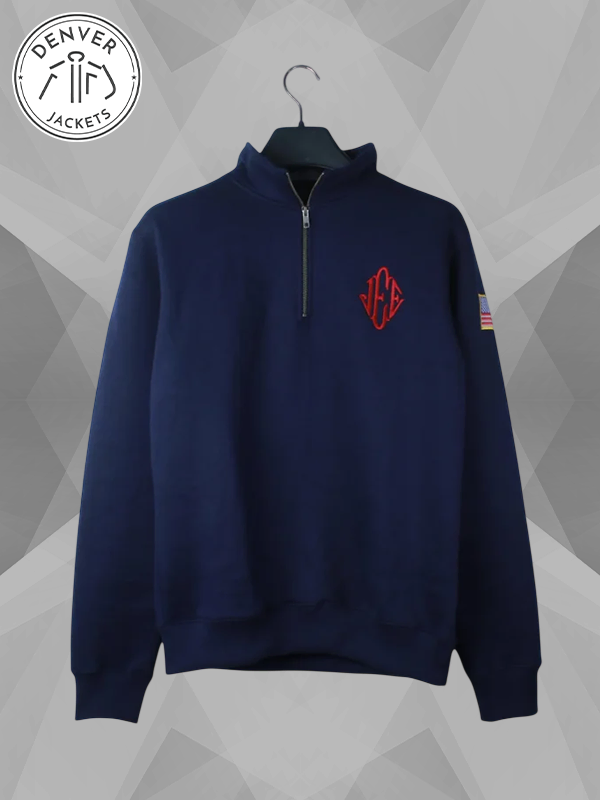 Jeffrey Epstein Quarter Zip Jacket