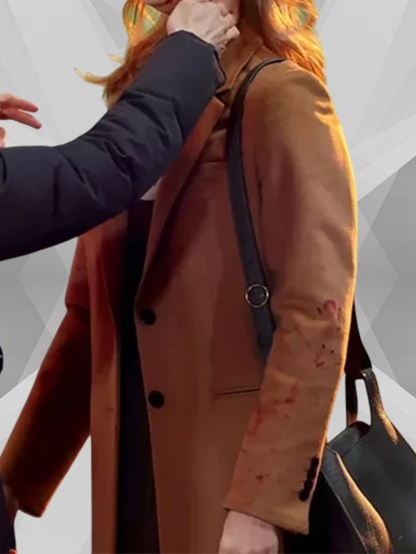 Karen Page Daredevil Born Again 2025 Brown Trench Coat
