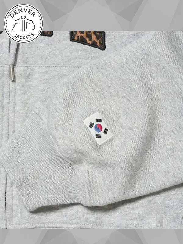 Katseye Yoonchae Grey Hoodie