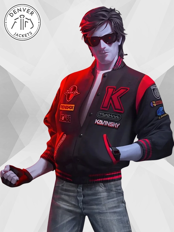 Kavinsky Reborn Varsity Jacket