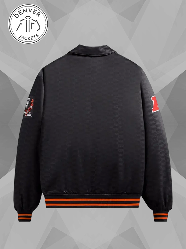 Kith x NFL Bengals Black Satin Jacket