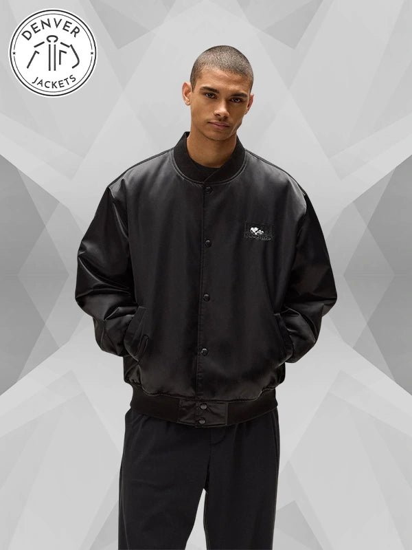 Kith for Peanuts Black Bomber Jacket