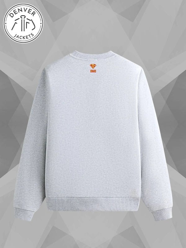 Kith x Superman Action Comics Nelson Grey Crewneck