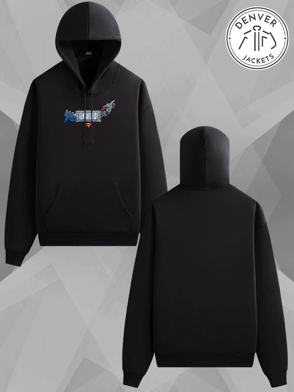 Kith x Superman Hoodie Black
