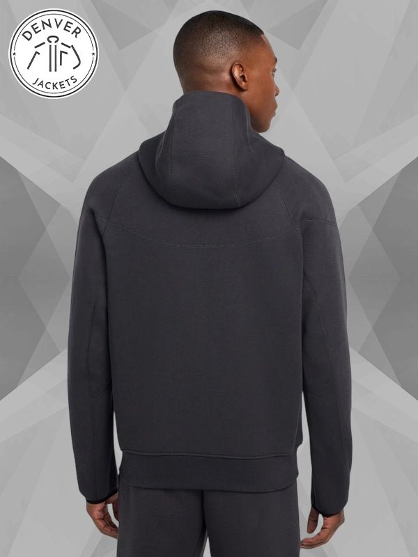 LFC Nike Mens 24 25 Tech Fleece Hoodie Dark Grey
