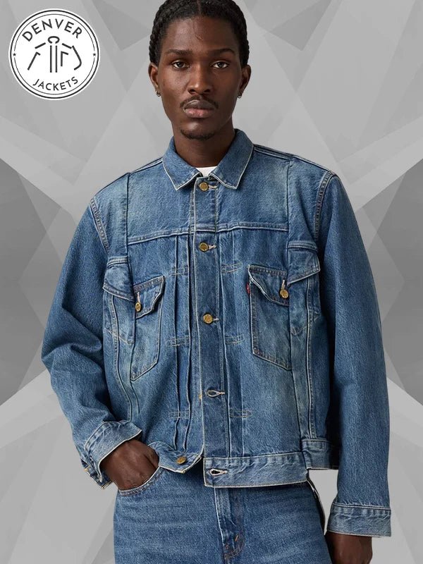 Levi s x sacai Men s Blue Denim Jacket