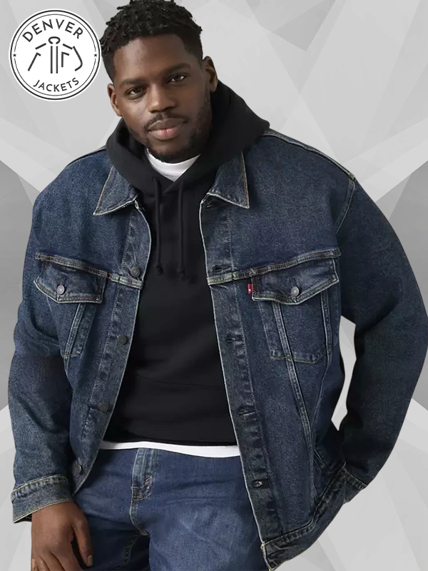 Levi’s Men’s Big & Tall Denim Trucker Jacket