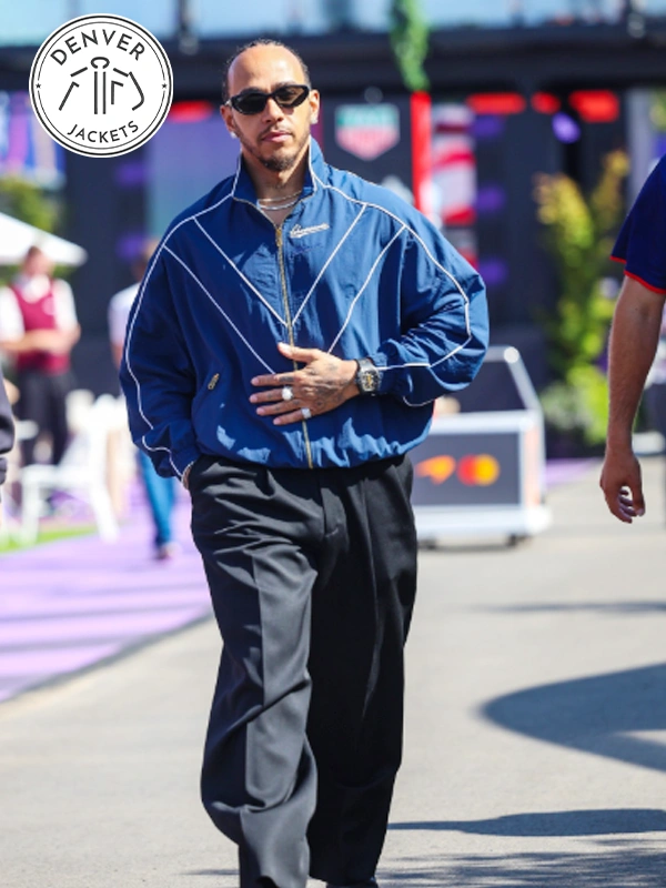 Lewis Hamilton Blue Freedom Belongs To All Jacket