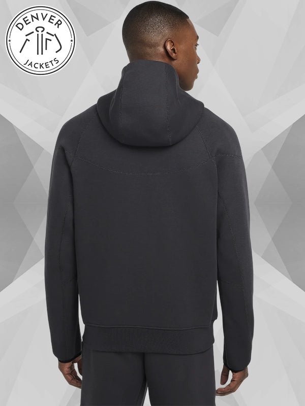 Liverpool F C Nike Tech Fleece Black Hoodie Jacket