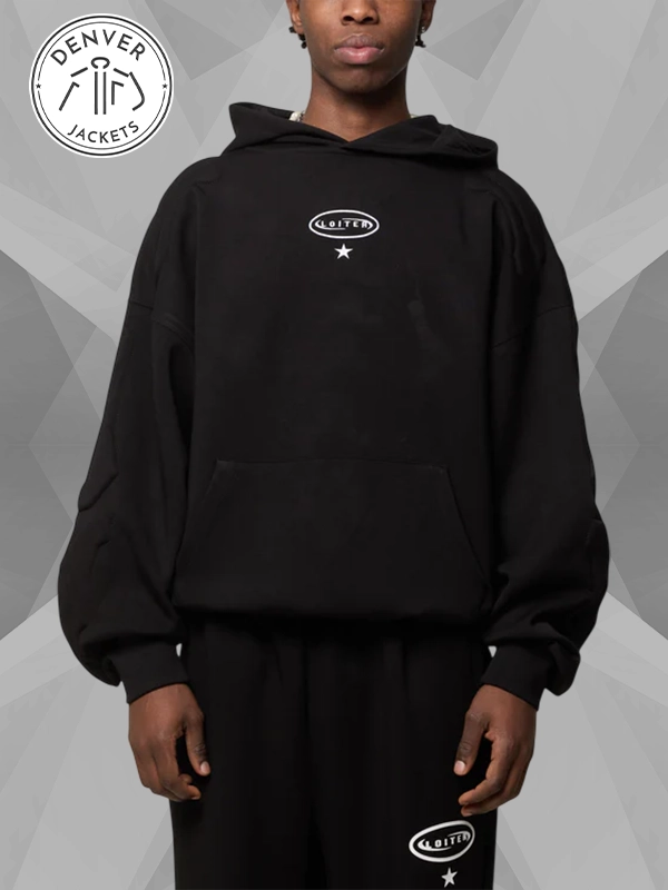 Loiterclo x Sandevistan Hoodie Black