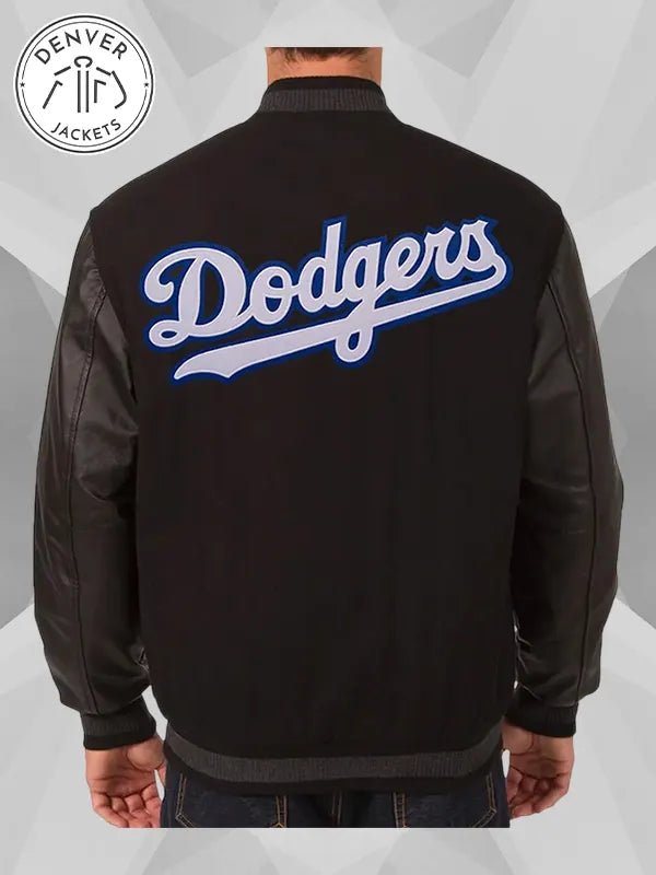 Los Angeles Dodgers Varsity Jacket Black