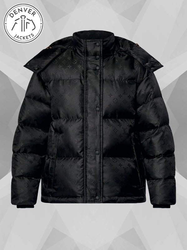 Louis Vuitton Monogram Puffer Jacket Black