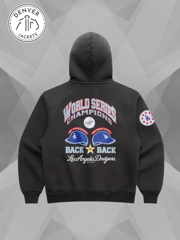 Madhappy Dodgers Back To Back World Series Fleece Hoodie