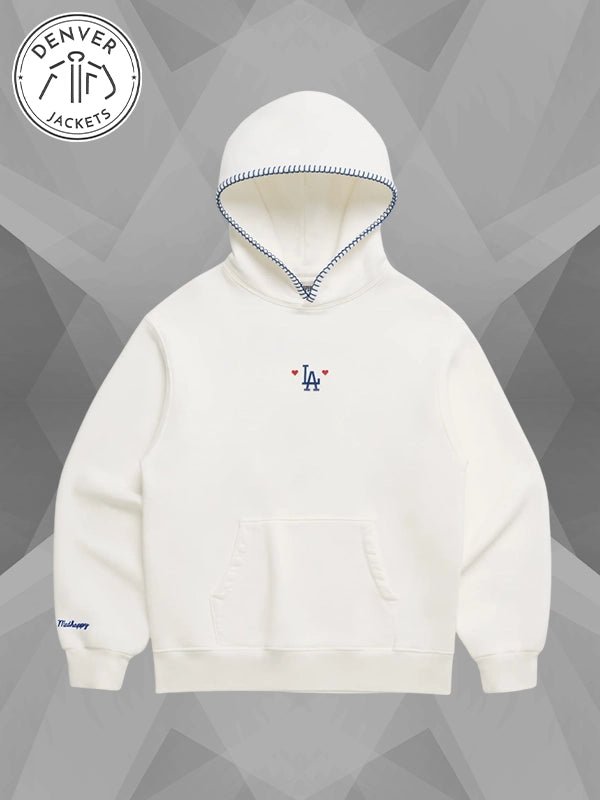 Madhappy Dodgers Heart Fleece Hoodie