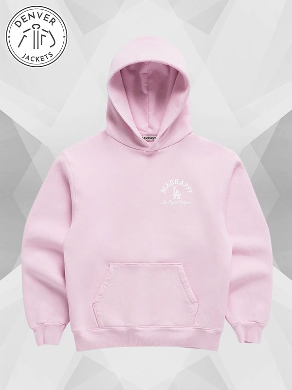 Madhappy LA Dodgers Fleece Hoodie Pink