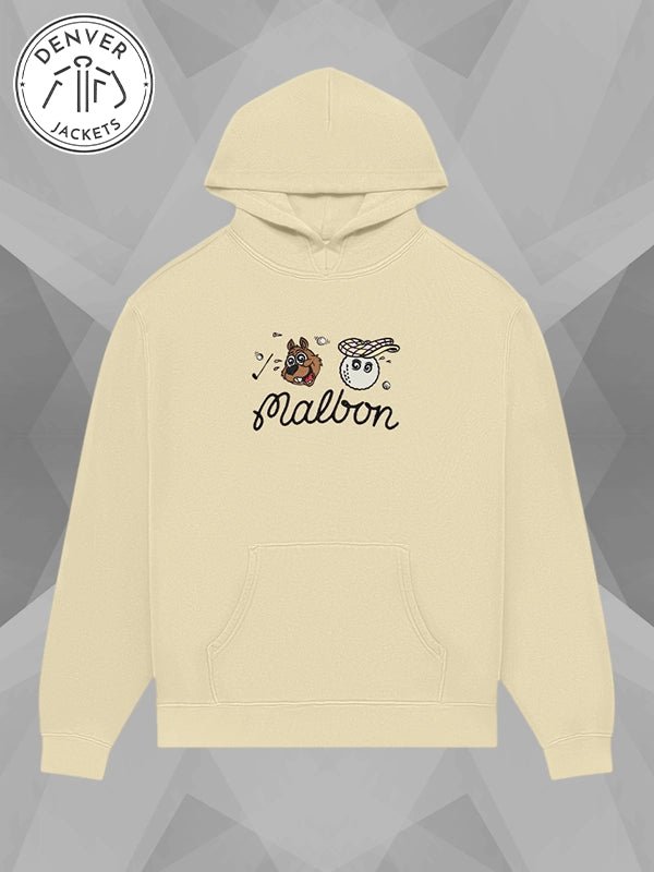 Malbon Two Man Scramble Hoodie Light Khaki