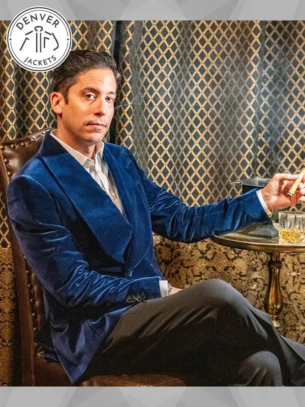 Mayflower Smoking Jacket Blue