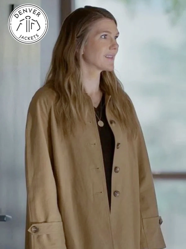 Meg Shrinking 2026 Lily Rabe Brown Cotton Coat