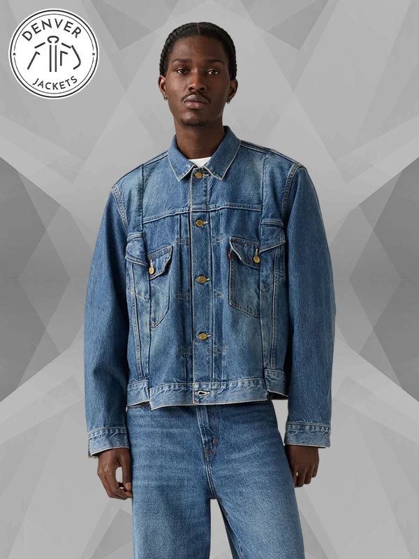 Men s Levi s x sacai Blue Denim Jacket
