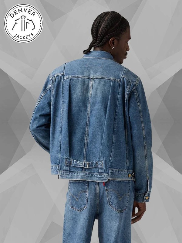 Men s Levis x Sacai Denim Jacket Blue