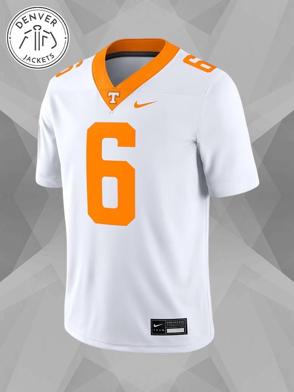 Men s Nike Joey Aguilar White Tennessee Volunteers White NIL Football Game Jersey