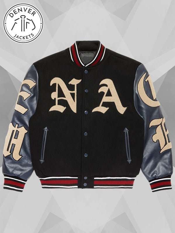 Menace God Willing Varsity Jacket Black