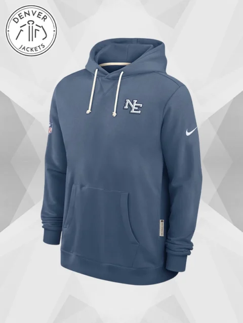 Men's Nike Storm Blue We Are All Patriots New England Patriots Sweatshirt Hoodie
