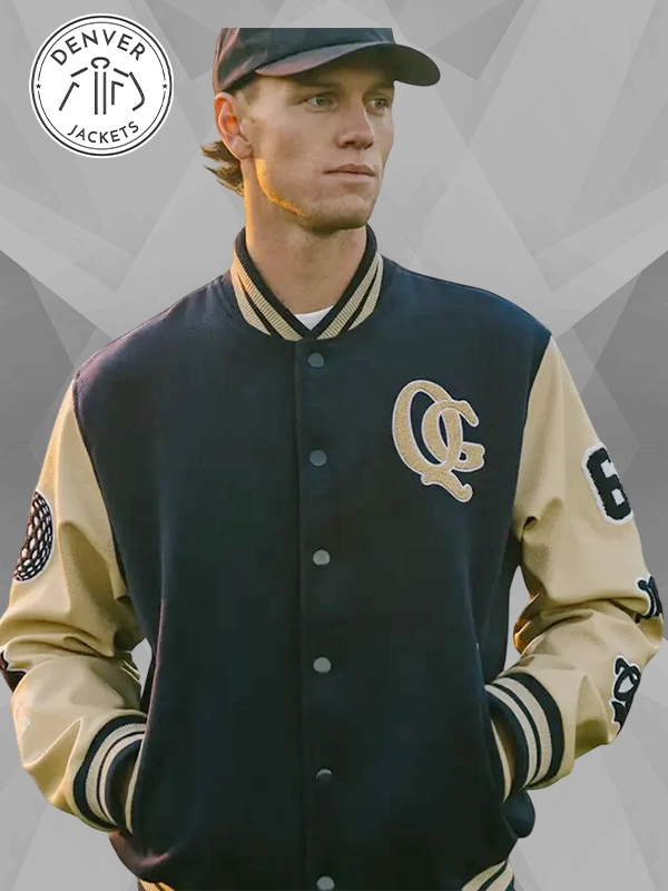 Mens Quiet Golf Varsity Jacket