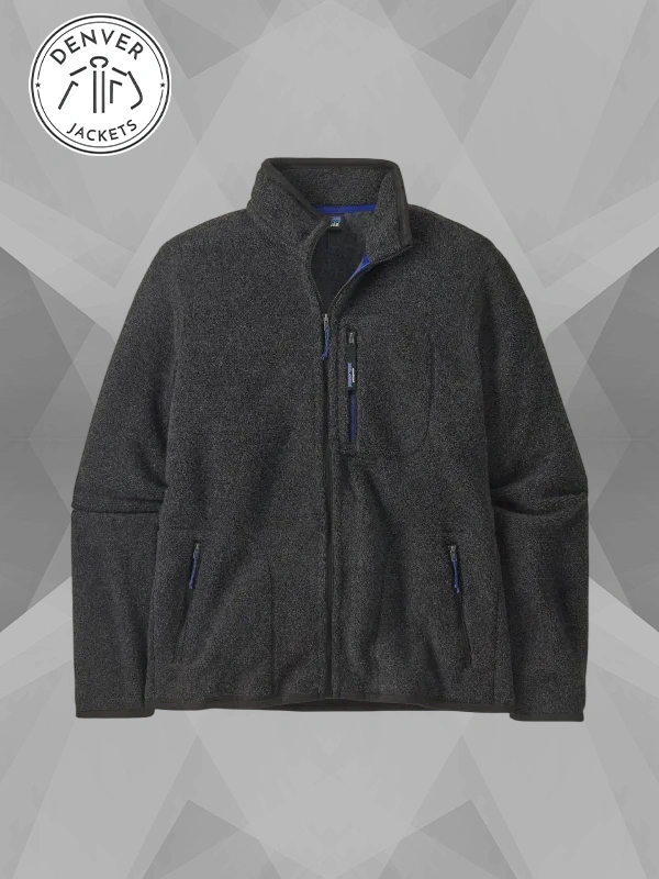 Mens Reclaimed Fleece Jacket Patagonia Black