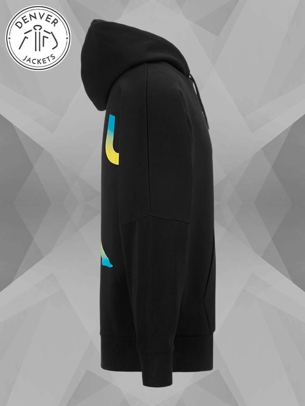 Mens Black Kappa x Futur Hoodie