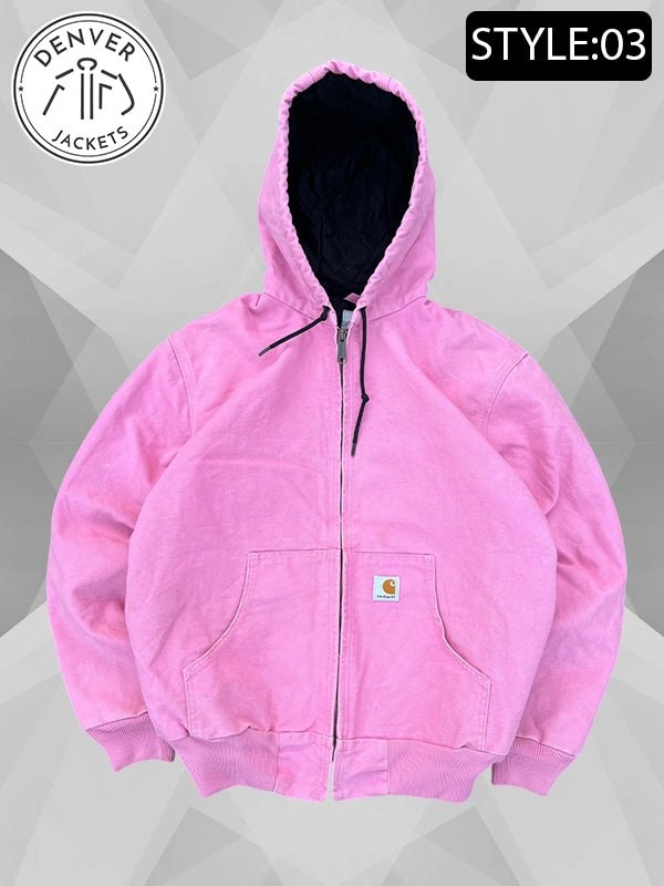 Mens Light Pink Carhartt Jacket Vintage