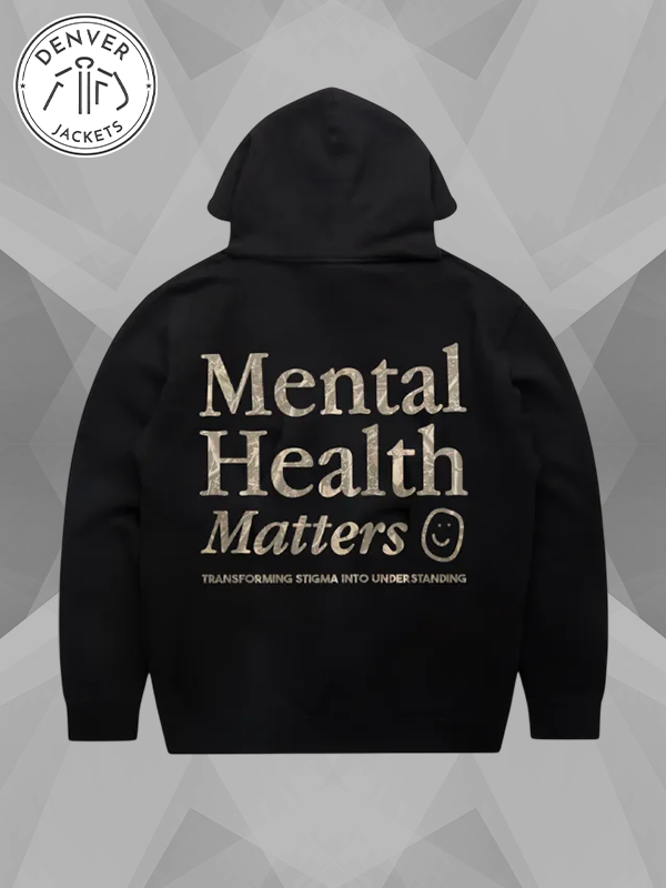 Mental Health Matters Black Hoodie
