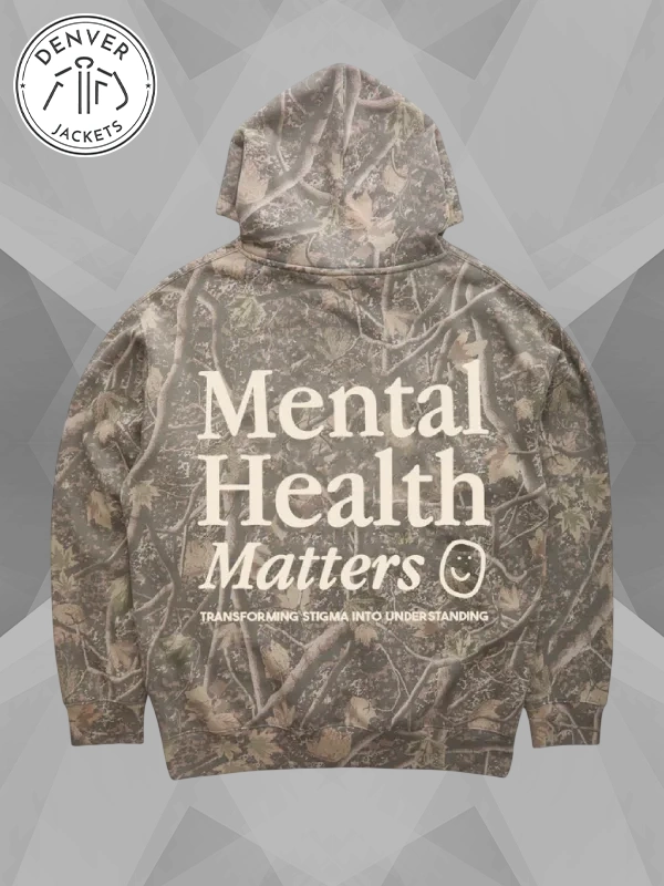 Mental Health Matters Camo Hoodie