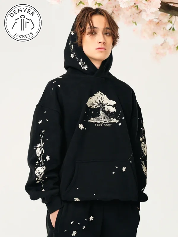 Minecraft Best Friend Embroidered Hoodie Black