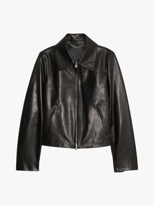 Minimalist Banana Republic leather Jacket