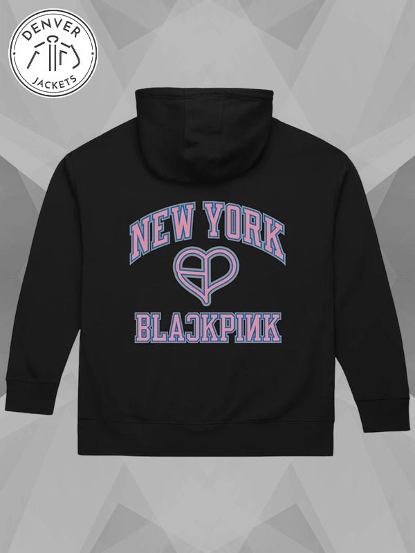 Mitchell and Ness X Blackpink NY Knicks Hoodie Black