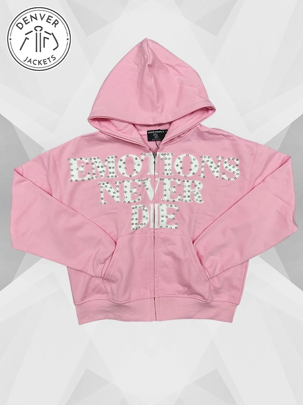 Mixed Emotion Hoodie Pink