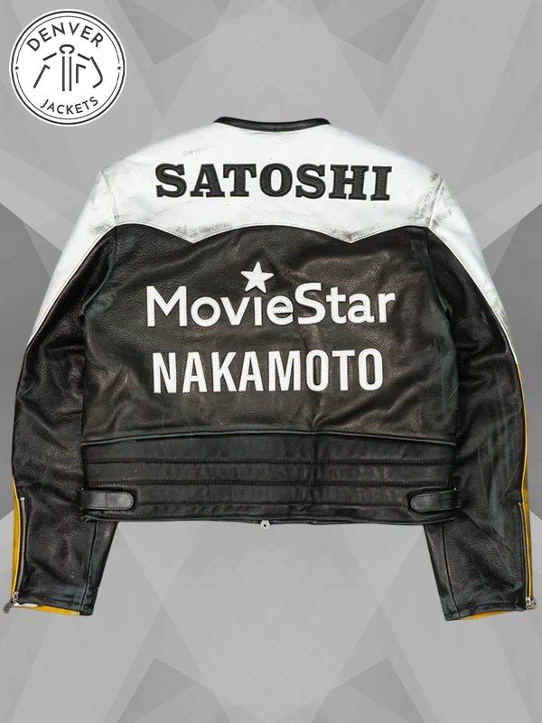 Movie Star Satoshi Nakamoto Leather Jacket
