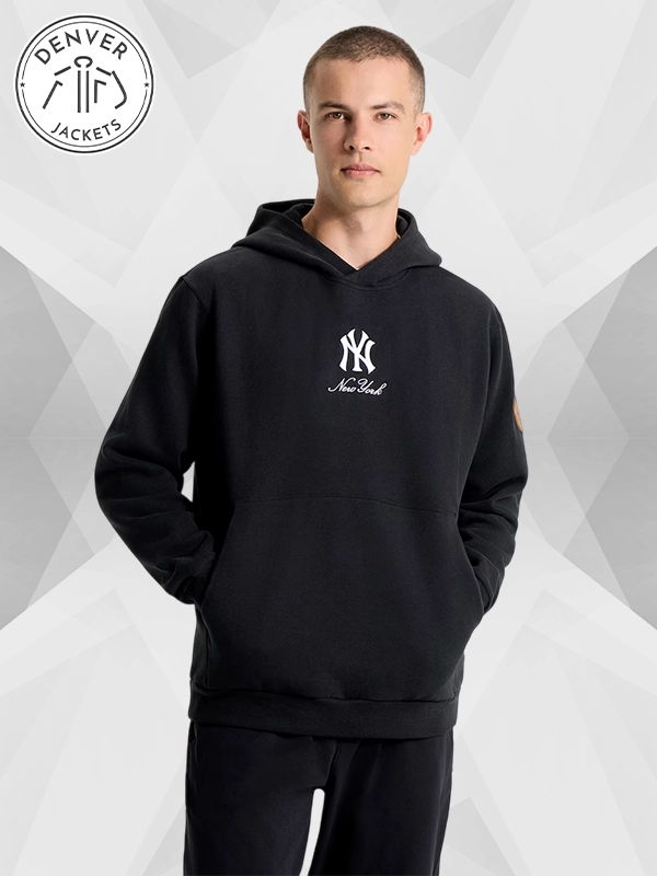 NY yankees lululemon steady state hoodie Black