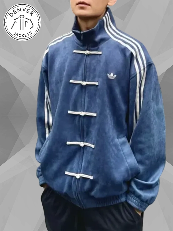 NYC Adidas CTT Track Jacket Blue