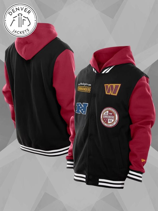 New Era Washington Commanders Hoodie Jacket