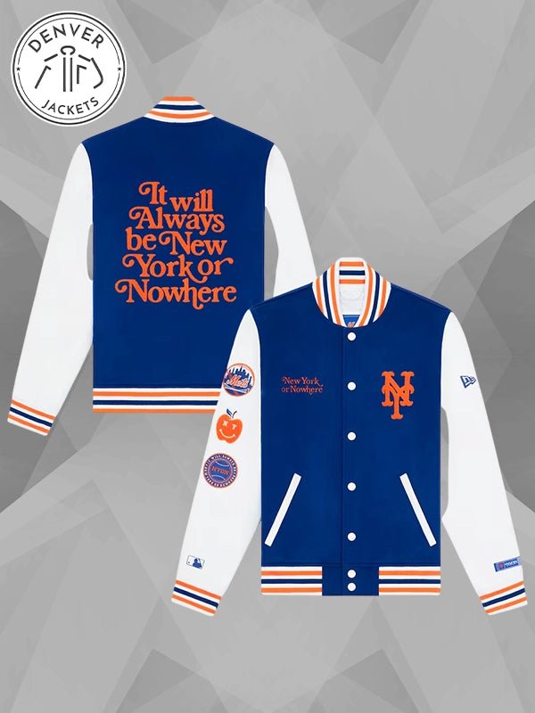 New Era x New York or Nowhere x New York Mets Varsity Jacket