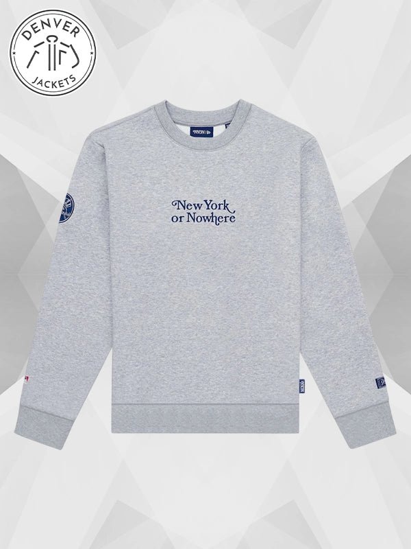 New York Yankees New York or Nowhere x New Era It Will Always Be Crewneck Grey