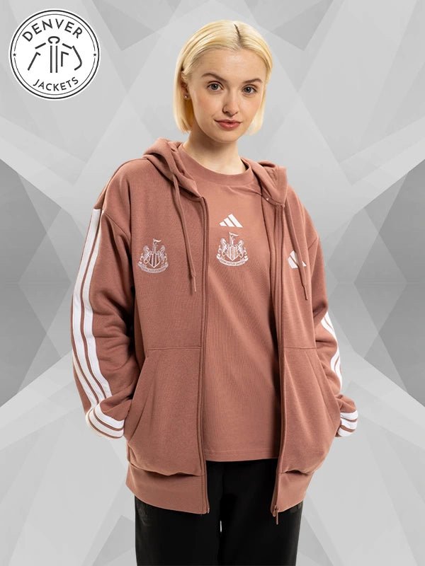 Newcastle United Adidas Warm Clay Full Zip Hoodie