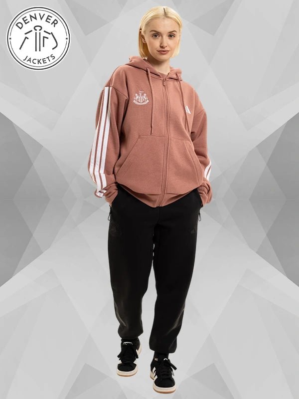 Newcastle United adidas Women s Warm Clay Full Zip Hoodie